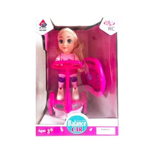 عروسک کنترلی دختر اسکوتر سوار_اسباب بازی